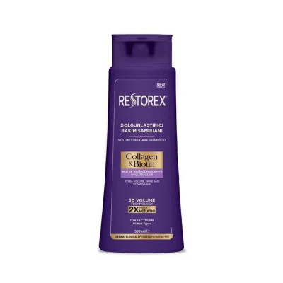 Restorex Collagen & Biotin Dolgunlaştırıcı Şampuan | Evdeeczane