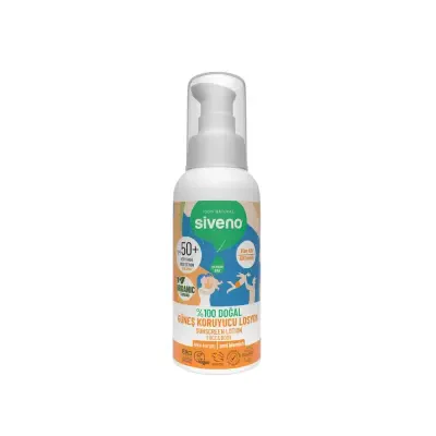 Siveno Doğal Tüm Aile için Güneş Losyonu Spf50+ | Evdeeczane