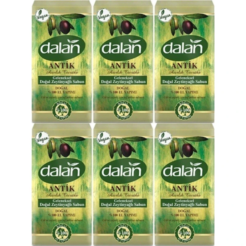 Dalan Antik Zeytinyağlı El Yapımı Doğal Sabun 900 Gr X 6 Adet