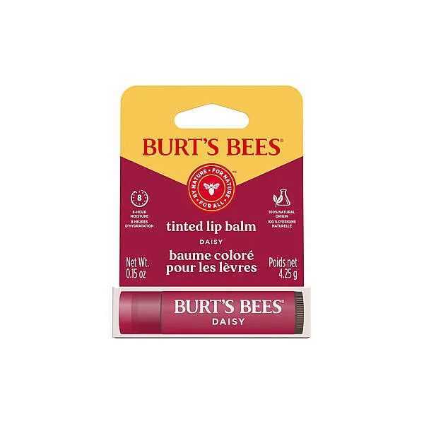 Burts Bees Tinted Lip Balm Daisy - Renkli Dudak Bakım Kremi Mercan Çiçeği 4.25 g