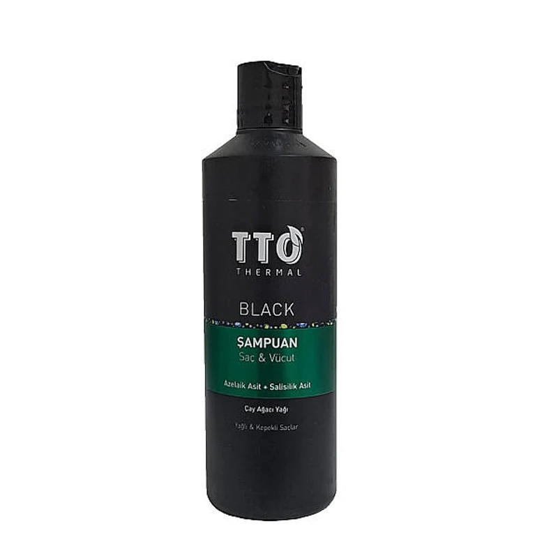 TTO Thermal Black Saç & Vücut Şampuanı 500 ml