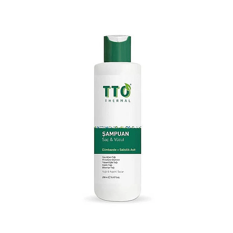 TTO Thermal Saç Ve Vücut Şampuanı Climbazole Ve Çay Ağacı 250 ml