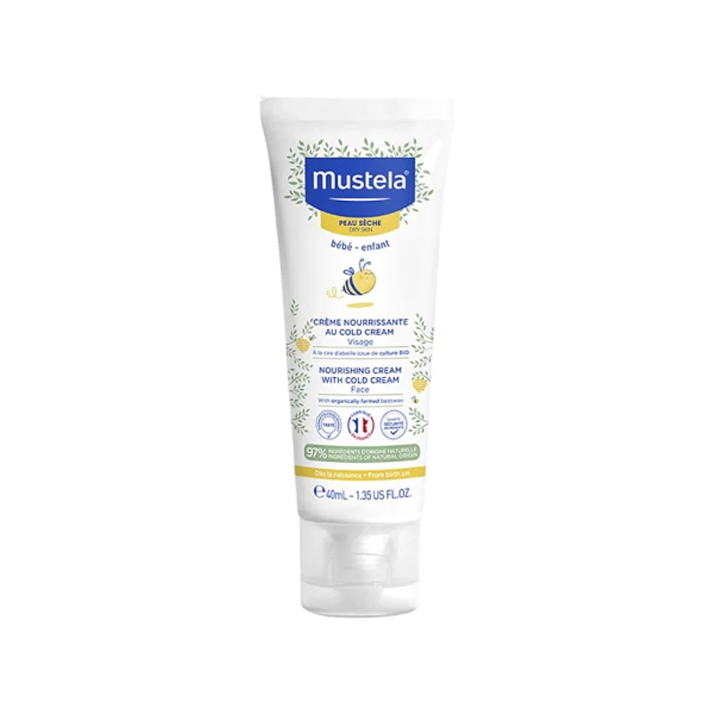 Mustela Nourishing Cream With Cold Cream Face Besleyici ve Koruyucu Yüz Kremi 40 ml